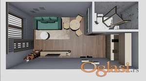 *** Garsonjera u izgradnji *** Parking mesto u ceni ***